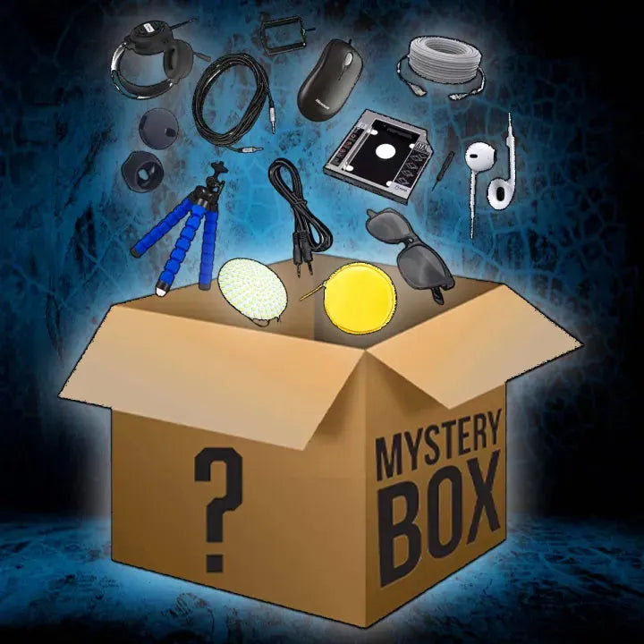 Tech Essentials Surprise Pack – Tripod stands, Aux Cables, Mouse, LEDs & More