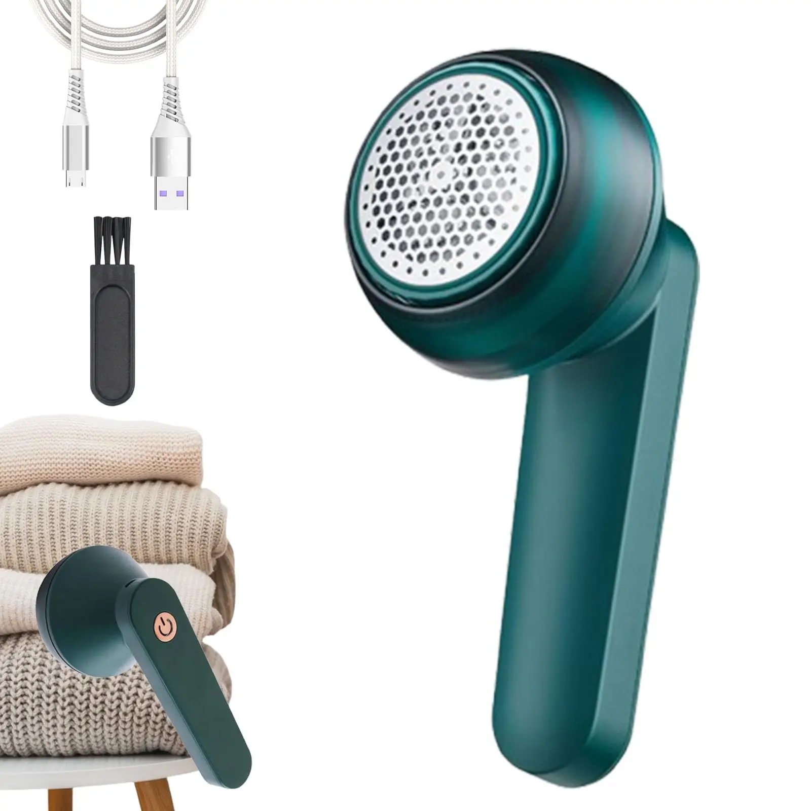Electric Lint Remover & Sweater Shaver | Rechargeable Fuzz Remover for Clothing Care