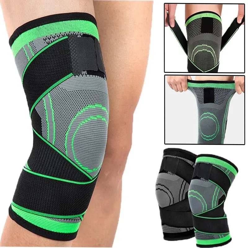 3D Weaving Knee Support Band | Adjustable Compression Brace for Men & Women