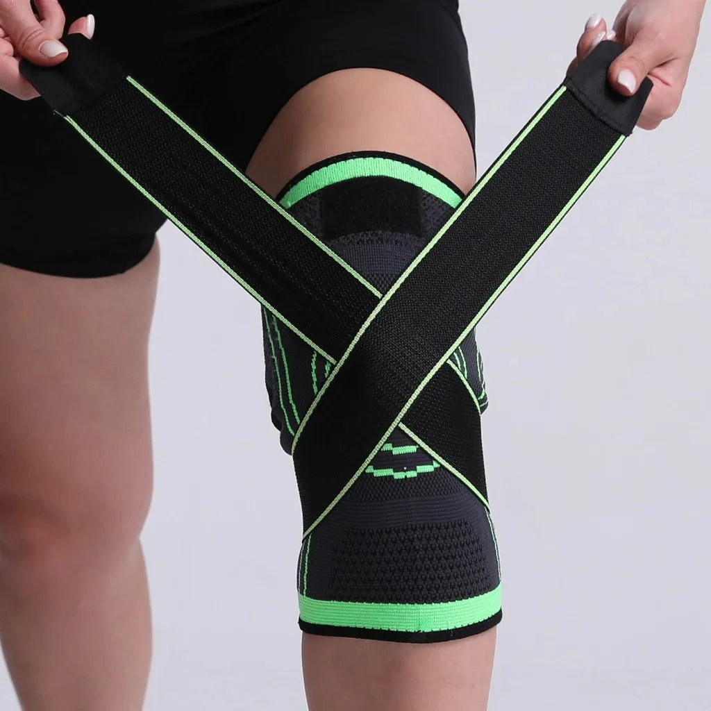 3D Weaving Knee Support Band | Adjustable Compression Brace for Men & Women