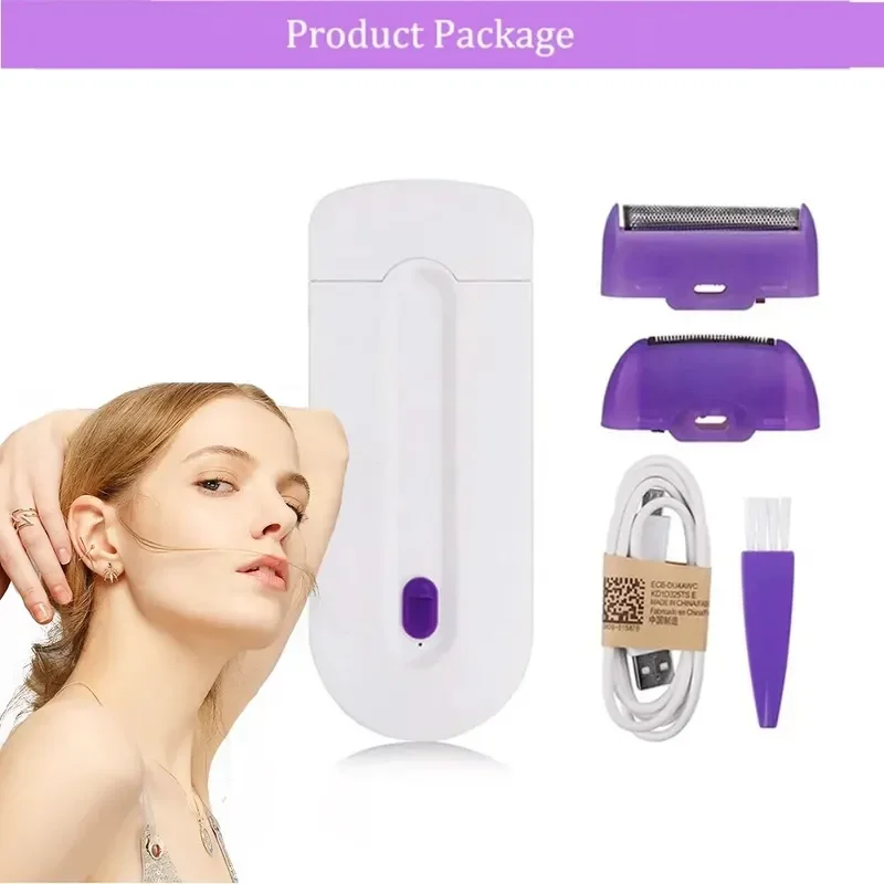 Painless Electric Hair Removal Device | Sensa-Light Rechargeable Shaver