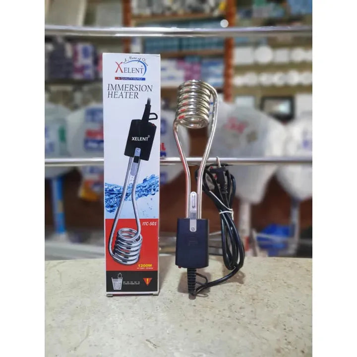 Xelent Immesion Heater Rod, Portable Electric Water Heating Rod 1200W